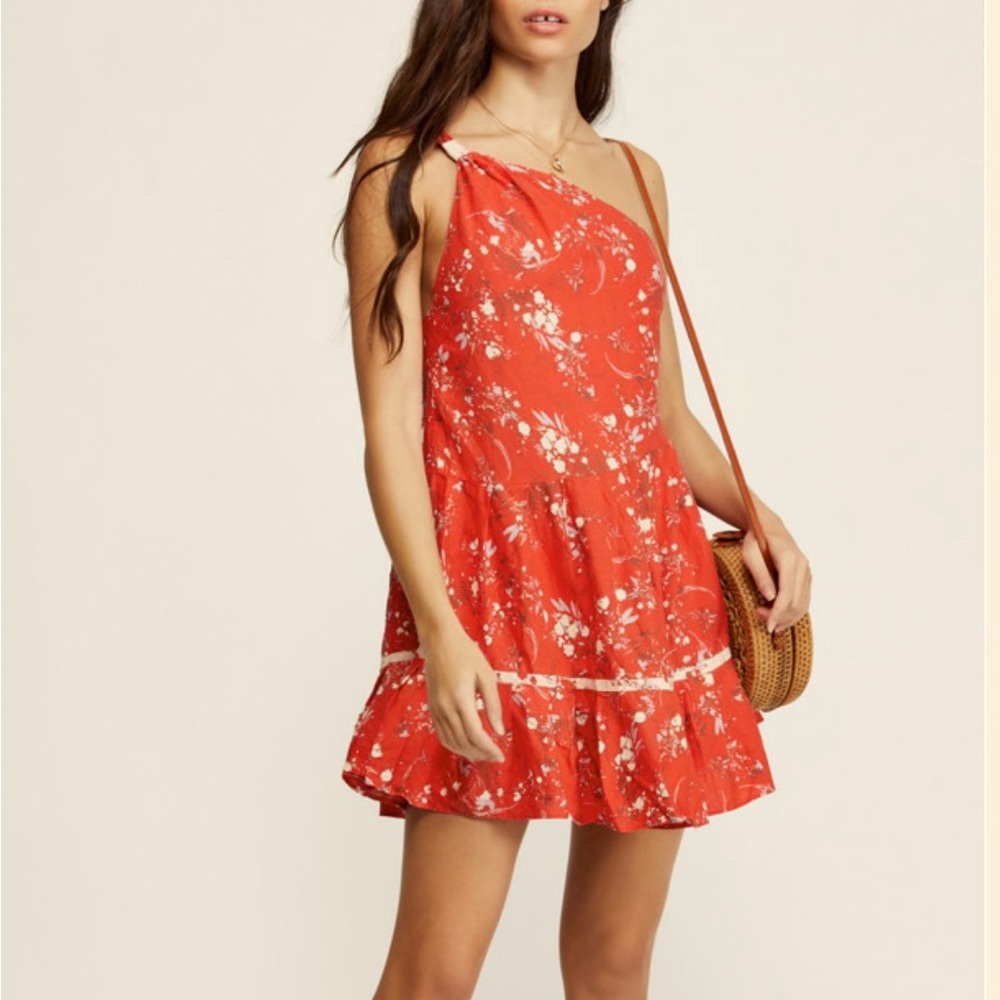 Free people one shoulder dress